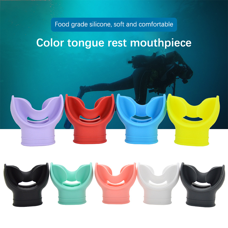Aquatic Diving - Silicone Snorkel Mouthpiece Comfortable Scuba Diving