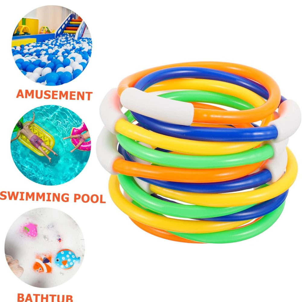 4 Colorful Diving Rings, For P - Aquatic Diving 评论和价格