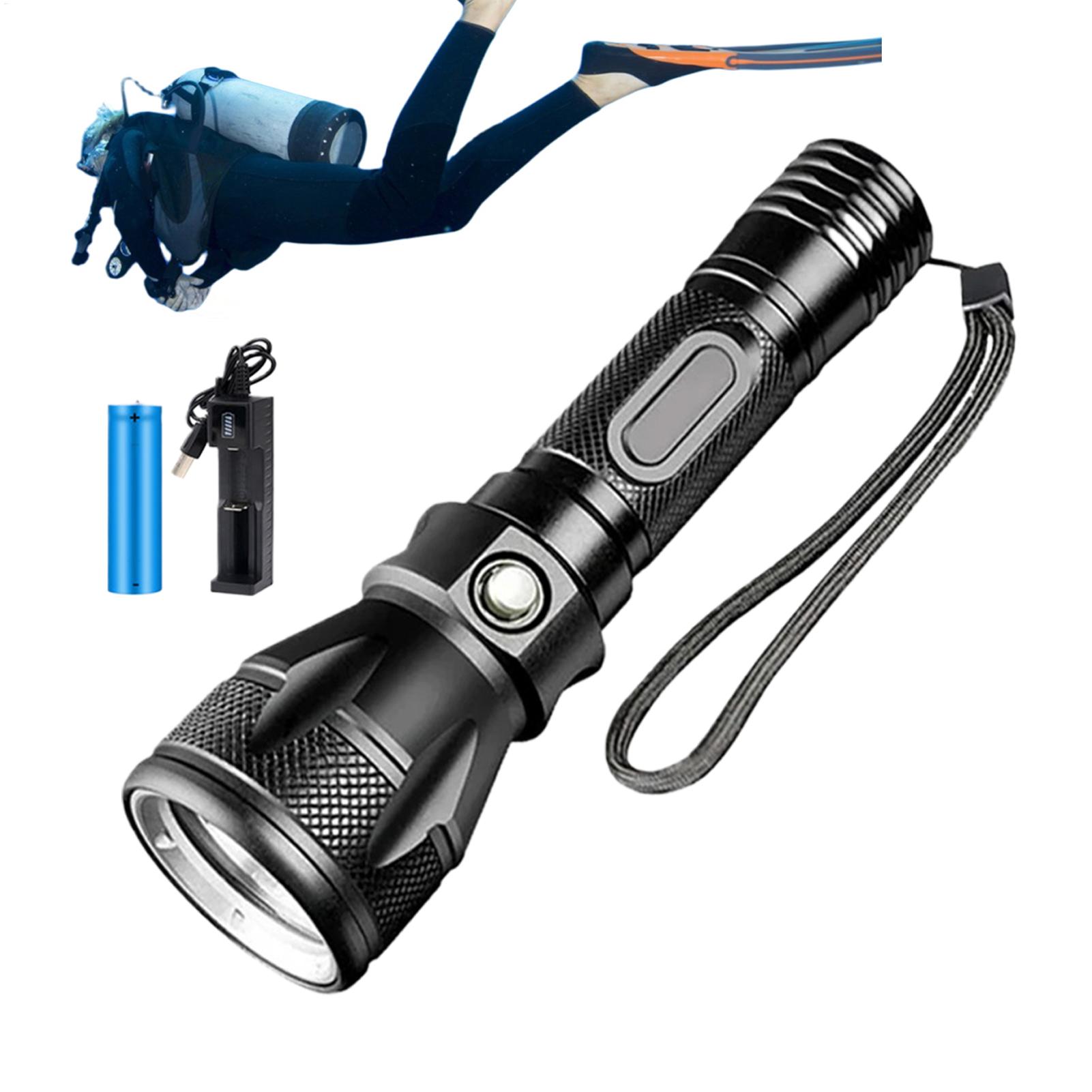 3-Mode Powerful Rechargeable W - Underwater Flashlight 评论和价格