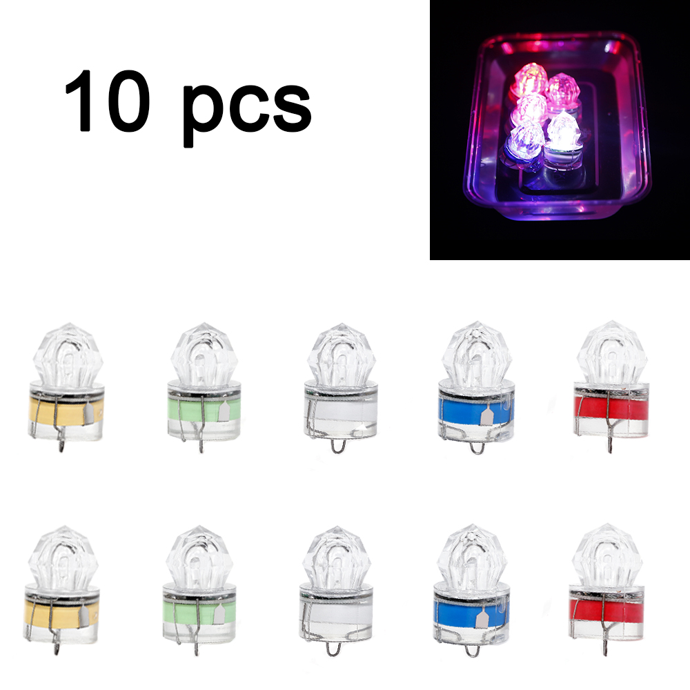 10 pcs LED Fishing Lamp Underw - Underwater Flashlight 评论和价格
